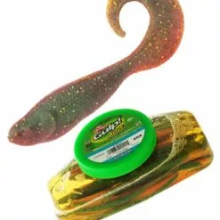 BERKLEY GULP ALIVE MINNOW GRUB LURE TUB 3 INCH - Camo
