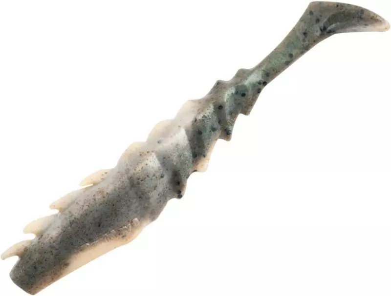 BERKLEY GULP NEMESIS PRAWN PADDLE TAIL LURE 4 INCH - Natural Shrimp