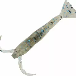 BERKLEY POWERBAIT POWER SHRIMP LURE 4 INCH - Blue Shiner Gold