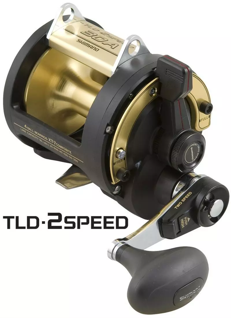 SHIMANO TLD 30A 2 SPEED OVERHEAD REEL
