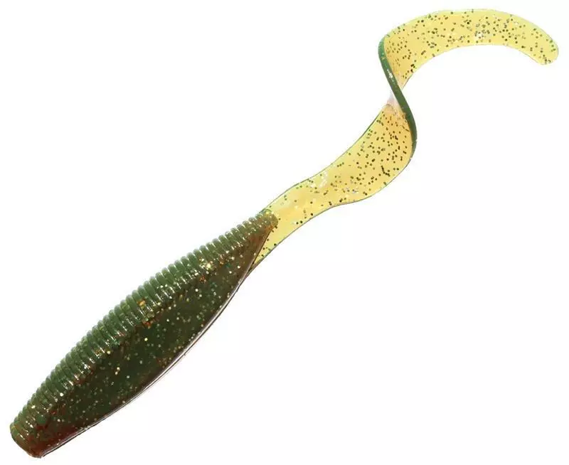 ZMAN STREAKZ CURLY TAILZ LURE 5 INCH - Midnight Oil - Qty 4