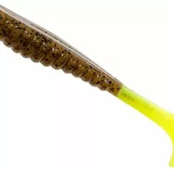 ZMAN TRICK SWIMZ LURE 3.5 INCH - Pumpkin Chartreuse Tail - Qty 6