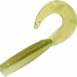 DAIWA BAIT JUNKIE 2.5 INCH GRUB LURE - #16 Pearl Watermelon UV - Qty 8