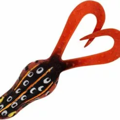 DAIWA BAIT JUNKIE 3.2 INCH KIKKER CURLY LURE - #47 Mud Brown - Qty 3