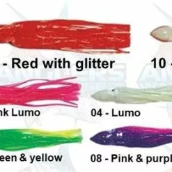 ARAFURA OCTOPUS SKIRTS 5.5 INCH - Pink Lumo