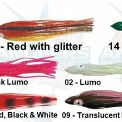 ARAFURA OCTOPUS SKIRTS 7.5 INCH - Pink Lumo