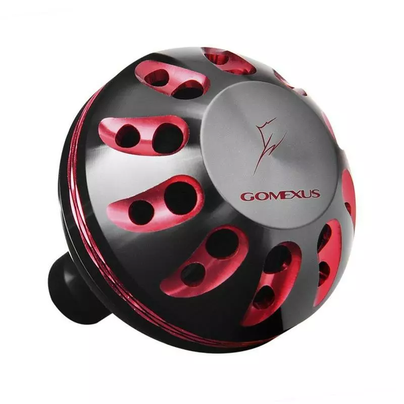 GOMEXUS CNC POWER KNOB 41mm - BKBKRD - Black Red