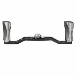 GOMEXUS BAITCAST CARBON FIBRE POWER HANDLE WITH ALUMINIUM KNOB - 85mm - SK - Smoke 7x4mm