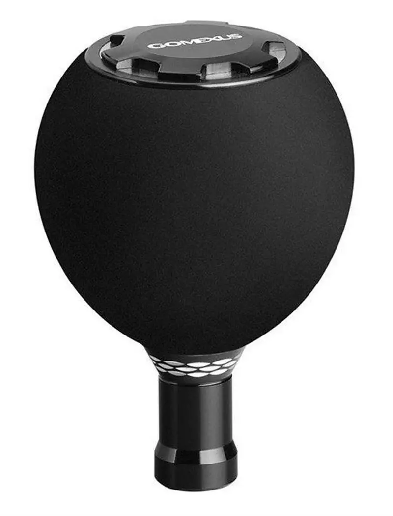 GOMEXUS EVA POWER KNOB 38mm - BKSR - Black Silver