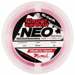 MOMOI HI-CATCH FLUOROCARBON LINE NEO PINK 20m - 150lb