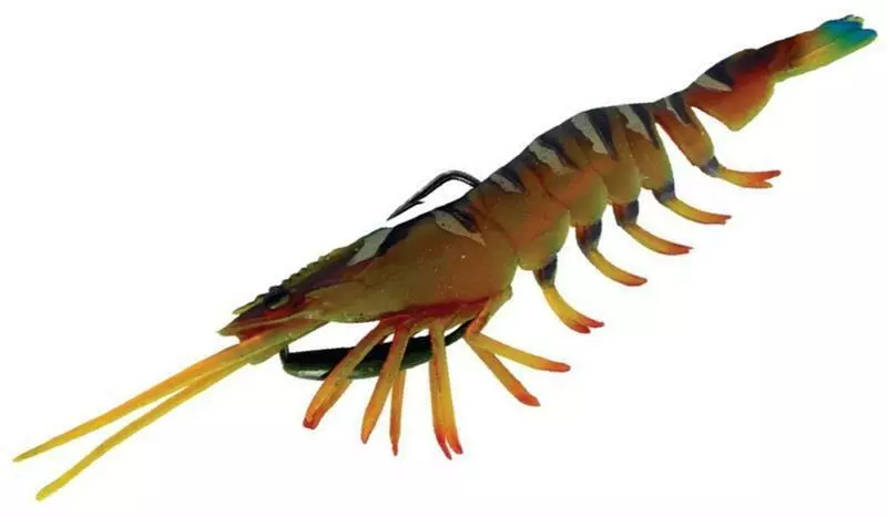 CHASEBAITS FLICK PRAWN LURE 125mm 04 - Green Prawn