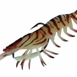CHASEBAITS FLICK PRAWN HEAVY LURE 95mm 02 - Tiger Prawn
