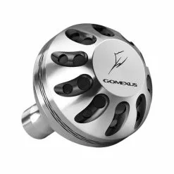 GOMEXUS CNC POWER KNOB 35mm - SRSRBK - Silver Black
