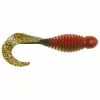 ATOMIC PLAZO BASS GRUB LURE 3 INCH - BC - Brown Crawdad