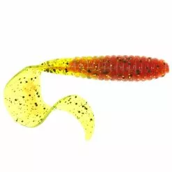 ATOMIC PLAZO FAT GRUB LURE 5 INCH - RR - Radioactive Rooster