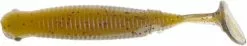ATOMIC PLAZO PADDLE TAIL LURE 2 1/2 INCH - SYC - Smoke Yellow Core