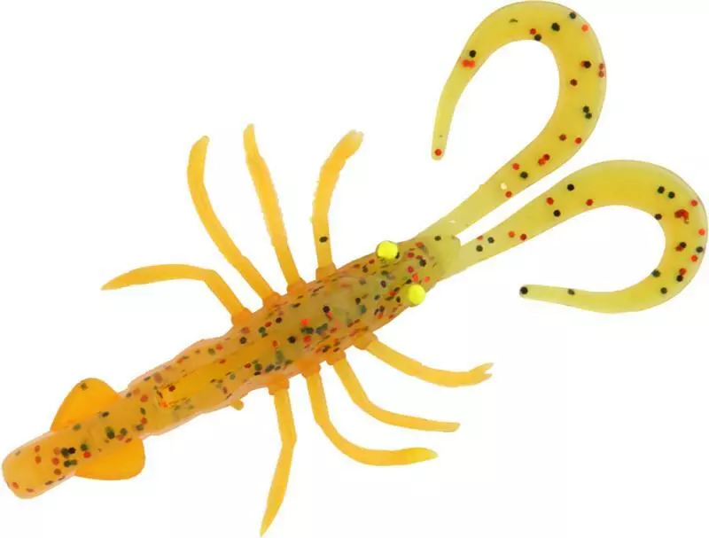 SAMAKI BOOM BAITS SPIDER PRAWN LURE 40mm - Watermelon Orange (UV)