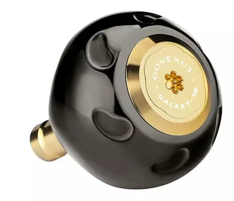 GOMEXUS GALAXY POWER KNOB TITANIUM 45mm - BKGD - Black & Gold