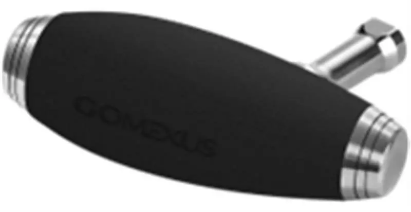 GOMEXUS POWER T-BAR KNOB EVA 85mm - SRBK - Silver Black