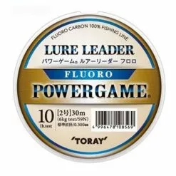 TORAY POWERGAME LURE LEADER FLUOROCARBON LINE 30m - 50lb