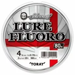 TORAY SOLAROAM LURE FLUOROCARBON LINE 80m - 20lb - 10kg