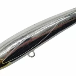 WEST COAST POPPERS REEF STICK F100 FLOATING LURE - WF - White Foil
