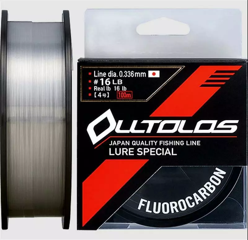 YGK X-BRAID OLLTOLOS FC FLUOROCARBON LINE 100m - 28lb